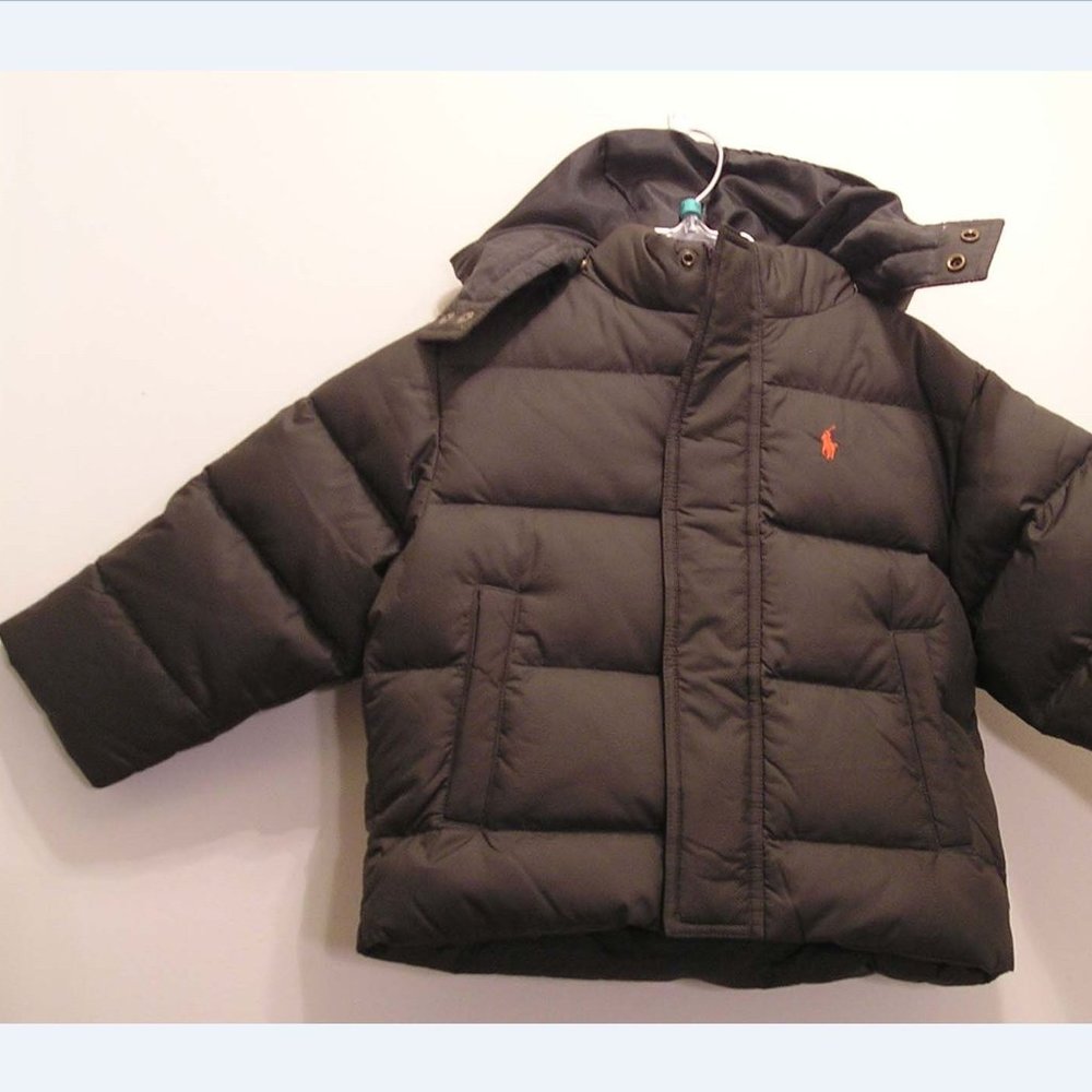 Polo by Ralph Lauren Baby Boys Hooded Down Puffer Jacket 9M NEW - Picture 2 of 3
